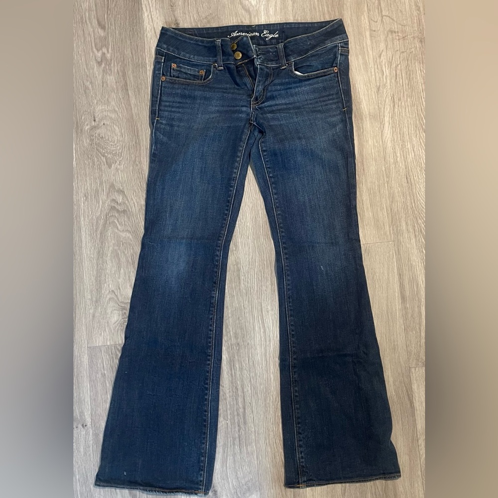 American Eagle Artist Dark Blue Flare Jeans